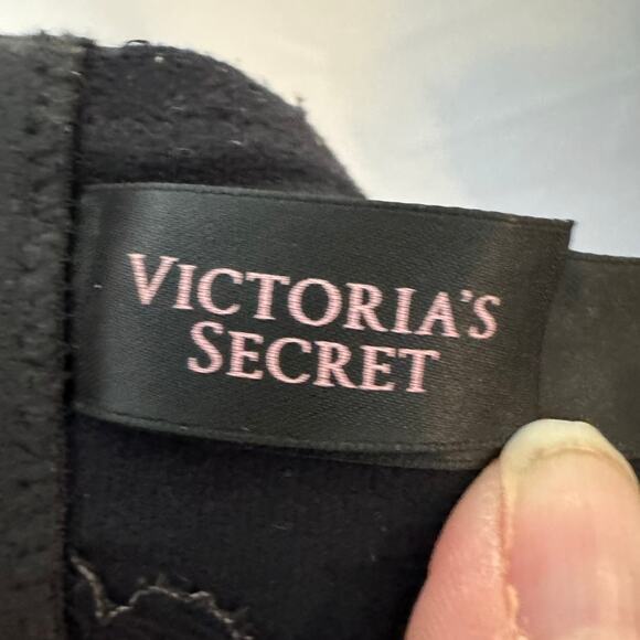 Victoria's Secret Dream Angels Black Lace Underwire Strapless Bra Size 36D - Picture 6 of 9